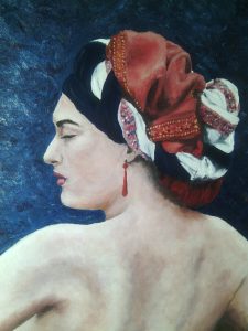Turban lady
Oil on canvas 46x38 cm